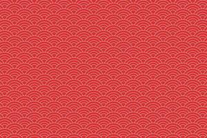 Red pattern japanese style, Red background vector