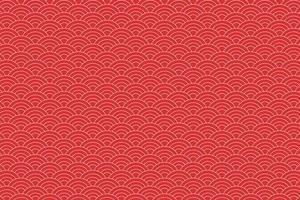 Red pattern japanese style, Red background vector