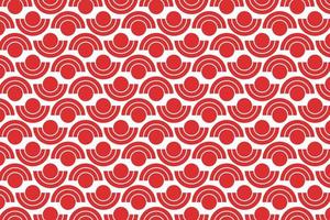 Red pattern japanese style, Abstract chinese background vector