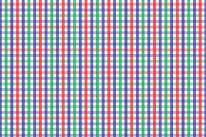 Colorful square fabric pattern background, Abstract of colorful grid on white background vector