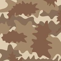 patrón de camuflaje del ejército del desierto marrón abstracto vector