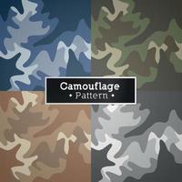 Set of Abstract battlefield terrain Military and army camouflage pattern background vector