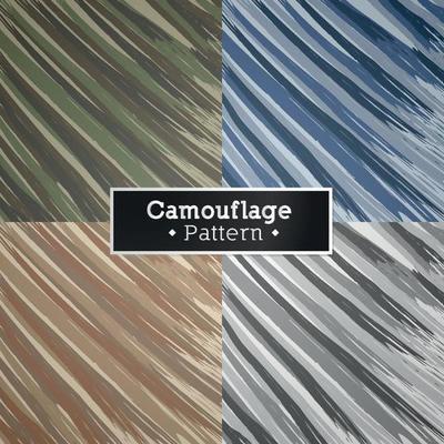 Set of Abstract brush art battlefield colors Military and army camouflage pattern background