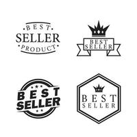 Best Seller Badges Collection vector