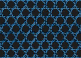 Circular Dark Blue Pattern Background
