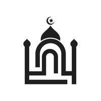 Islamic logo, Mosque vector