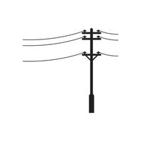 power pole logo vector