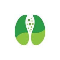 Kidney healthy logo vector