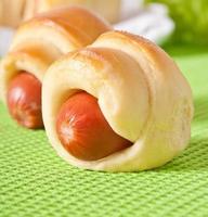 sausage in the dough photo