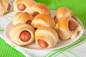 sausage in the dough photo
