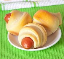 sausage in the dough photo