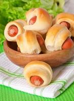 sausage in the dough photo