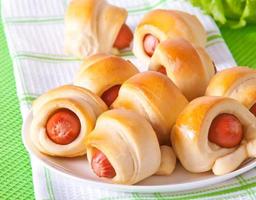 sausage in the dough photo