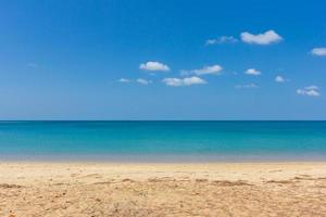 seascape view and clouds photo