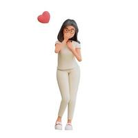 Valentines day cartoon character photo