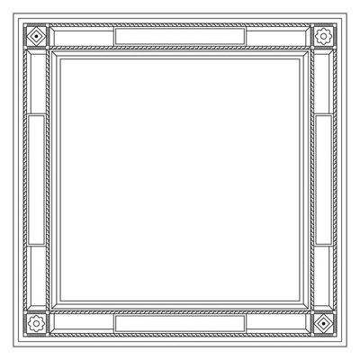 Decorative modern frame.
