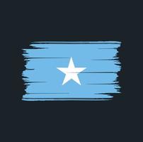 Somalia Flag Brush. National Flag vector