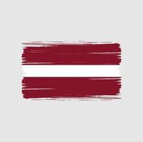 Latvia Flag Brush Strokes. National Flag vector