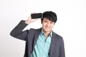 joven empresario asiático foto