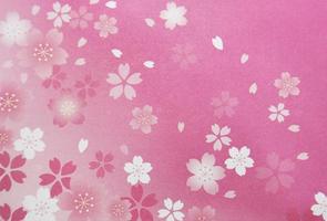 Pink background with flower petals photo
