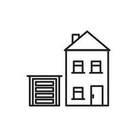 House Icon line for website, symbol presentation vector