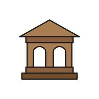 Building Icon color for website, symbol presentation vector