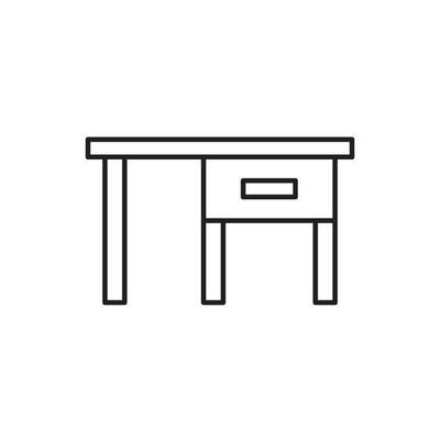 table office icon for website, symbol, presentation