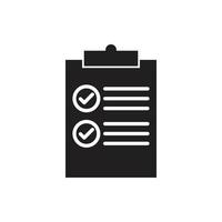 task check list done icon for website, presentation vector