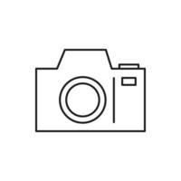 Camera icon for website, symbol, presentation vector