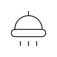 shower icon for website, symbol, presentation vector