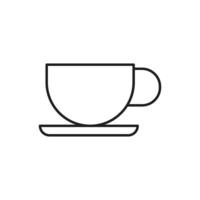 cup icon for website, symbol, presentation vector