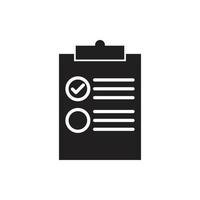 task check list icon for website, presentation vector