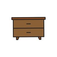 vector cabinet furniture for website, presentation, symbol