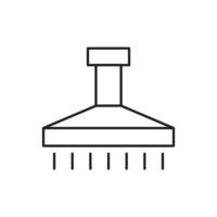 kitchen exhaust fan icon for website, symbol, presentation vector