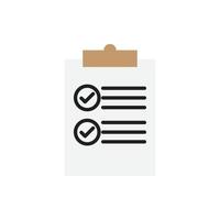 task check list done icon for website, presentation vector