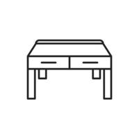 table icon for website, symbol, presentation vector