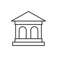 Building Icon line for website, symbol presentation vector