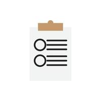 task list icon for website, symbol, presentation vector