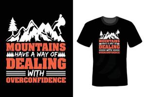 Hiking T shirt design, vintage, typography vector