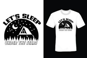 Camping T shirt design, vintage, typography vector