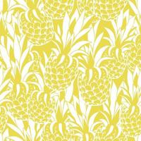 Pineapple vector background. Summer colorful tropical textile printing.