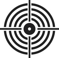 target icon on white background. target sign. vector