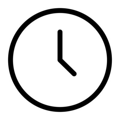 illustration of clock icon