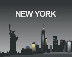 New York City Skyline vector