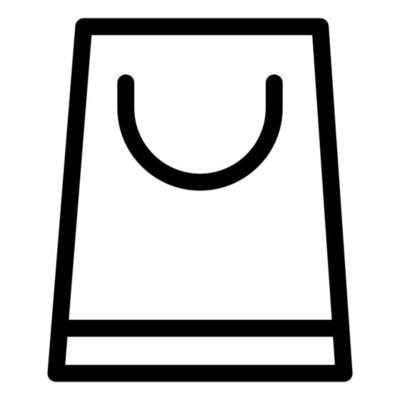 illustration of shop bag icon