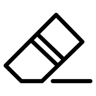 illustration of eraser icon