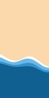 Abstract background of blue sea and summer beach for banner, invitation, poster or website design. vector