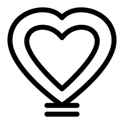 illustration of love icon