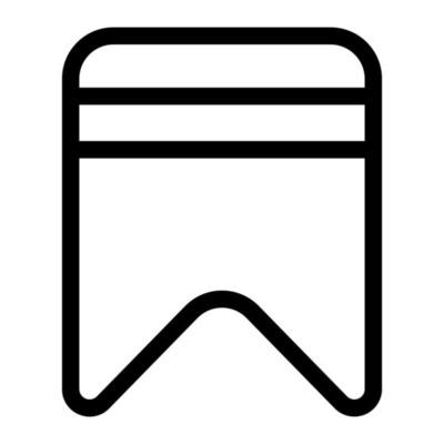 illustration of bookmark icon