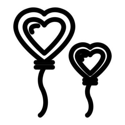 illustration of love icon